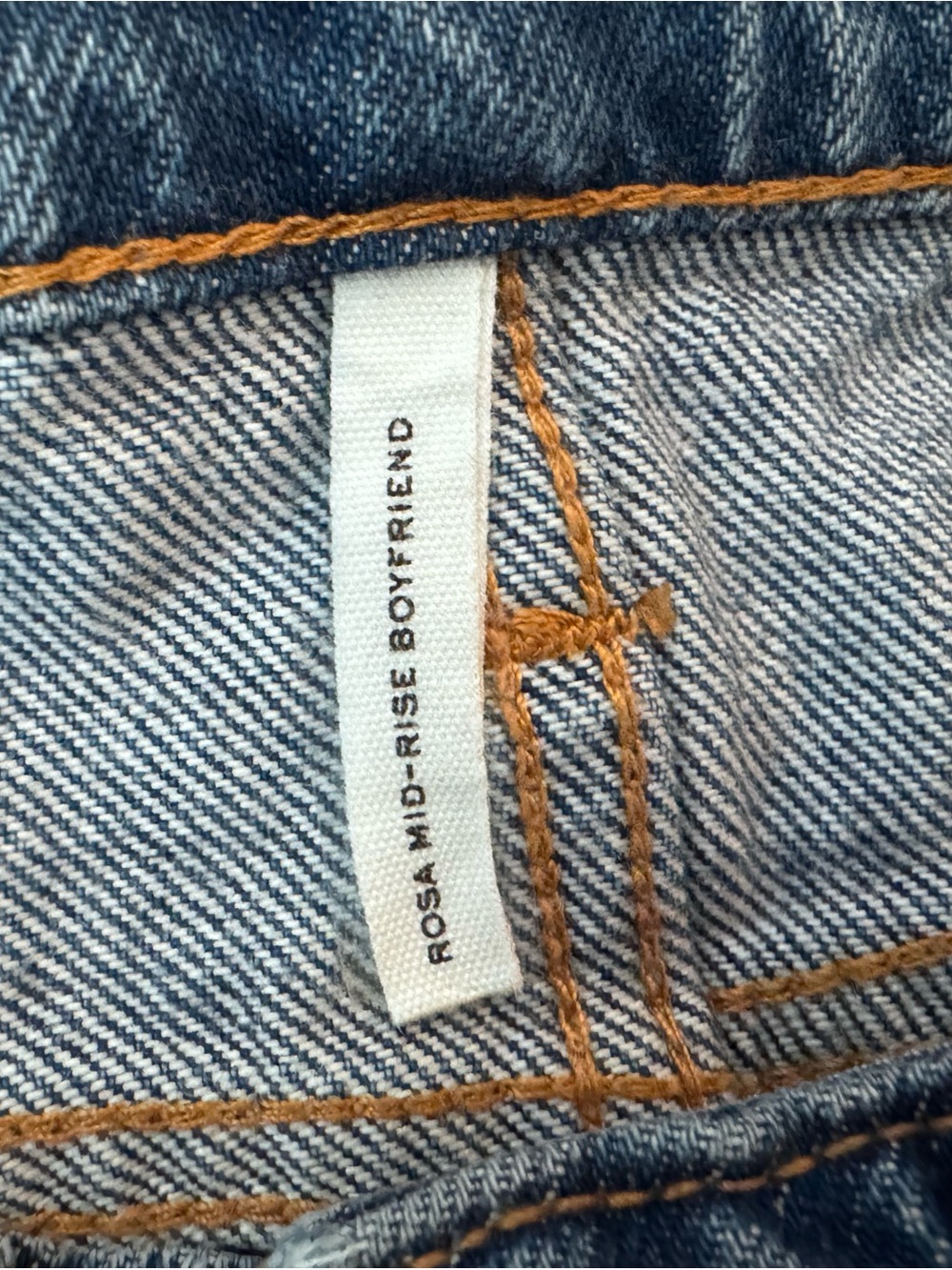 rag & bone Rosa Midrise Boyfriend Distressed Jeans - Picture 4 of 6